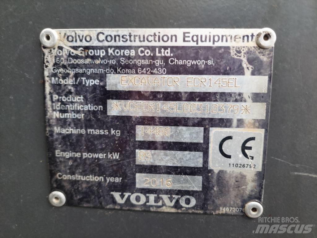 Volvo ECR 145 EL Bandgrävare
