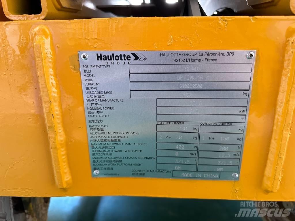 Haulotte OPTIMUM 8 Saxliftar