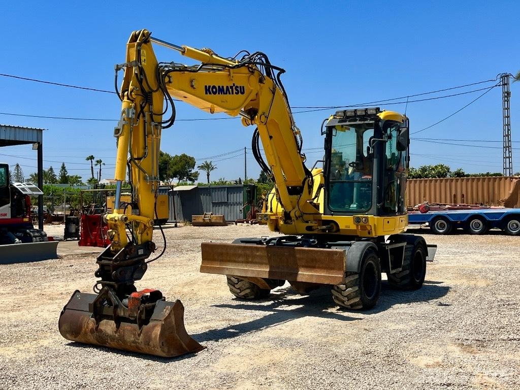 Komatsu PW 98 MR Hjulgrävare