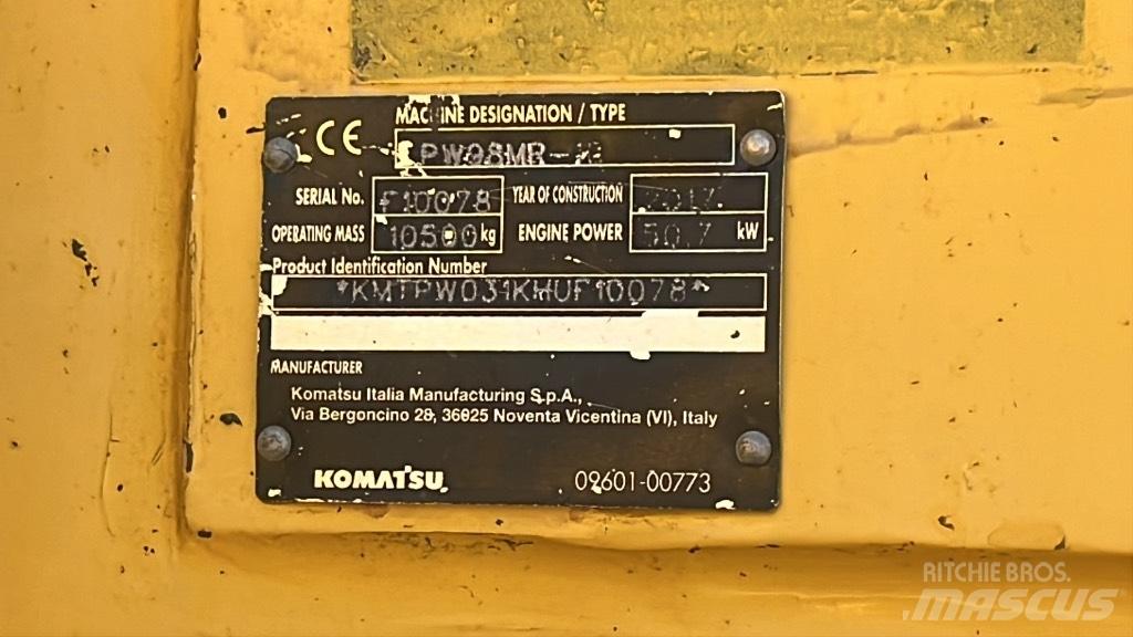 Komatsu PW 98 MR Hjulgrävare