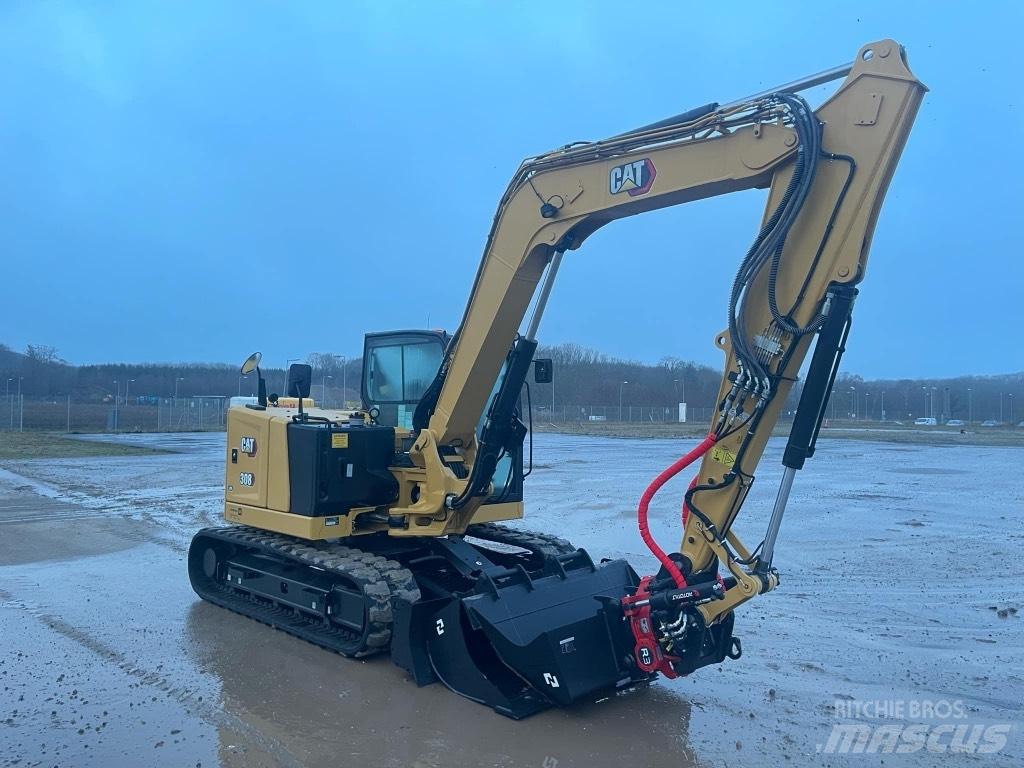 CAT 308 Midigrävmaskiner 7t - 12t