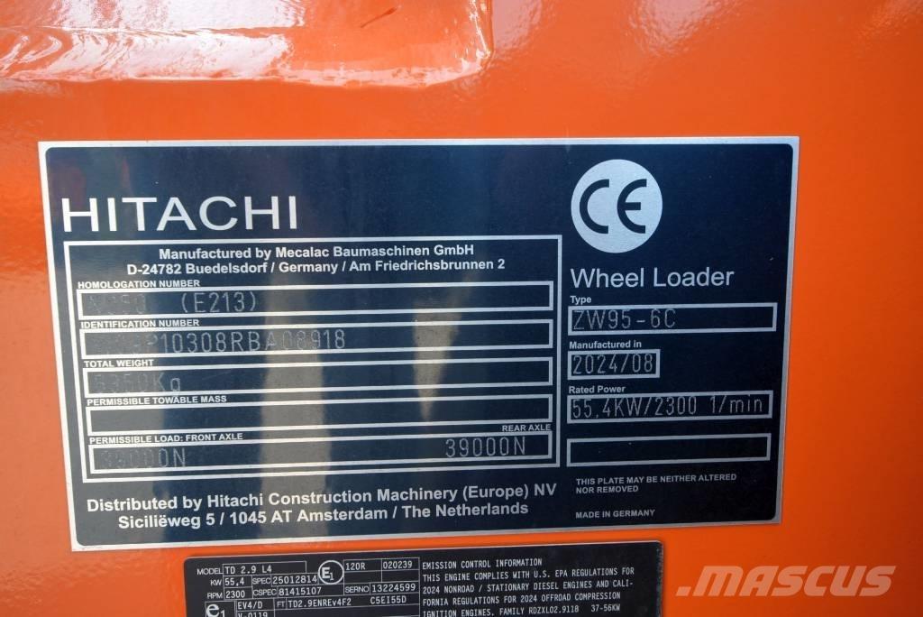 Hitachi ZW 95-6 C Hjullastare