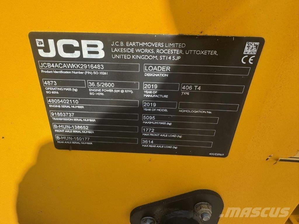 JCB 406 T4 Hjullastare