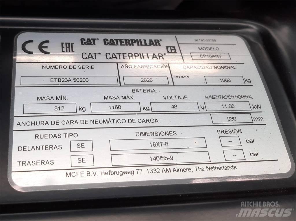 CAT EP18ANT Elmotviktstruckar