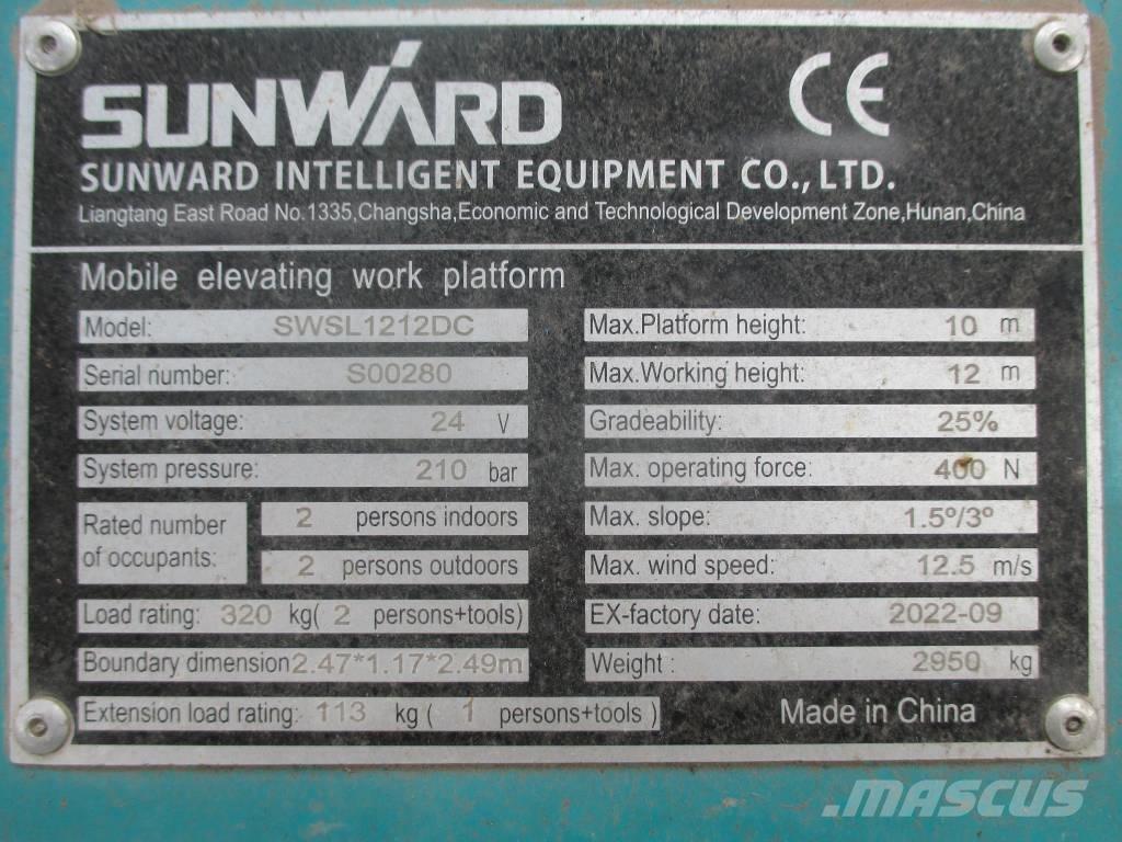 Sunward SWSL 1212 DC Saxliftar