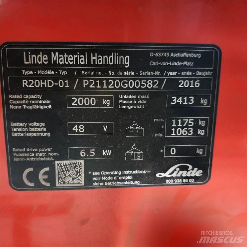 Linde R20HD Skjutstativtruck