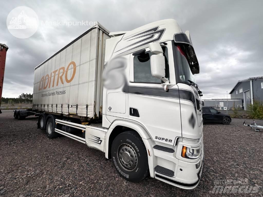 Scania R 580 Växelflak-/Containerbilar