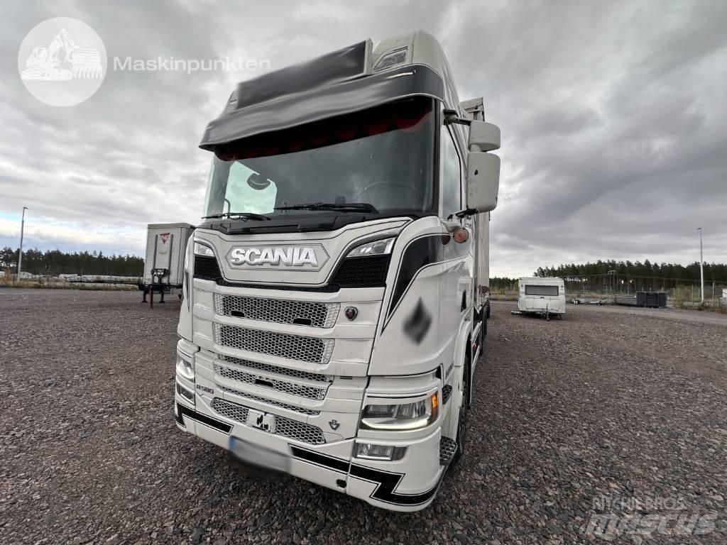 Scania R 580 Växelflak-/Containerbilar