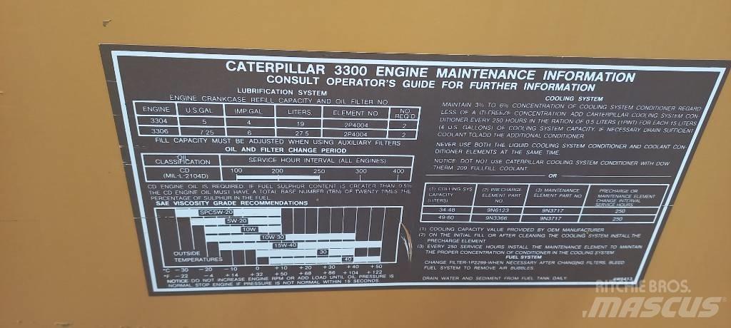 CAT 3306 Dieselgeneratorer