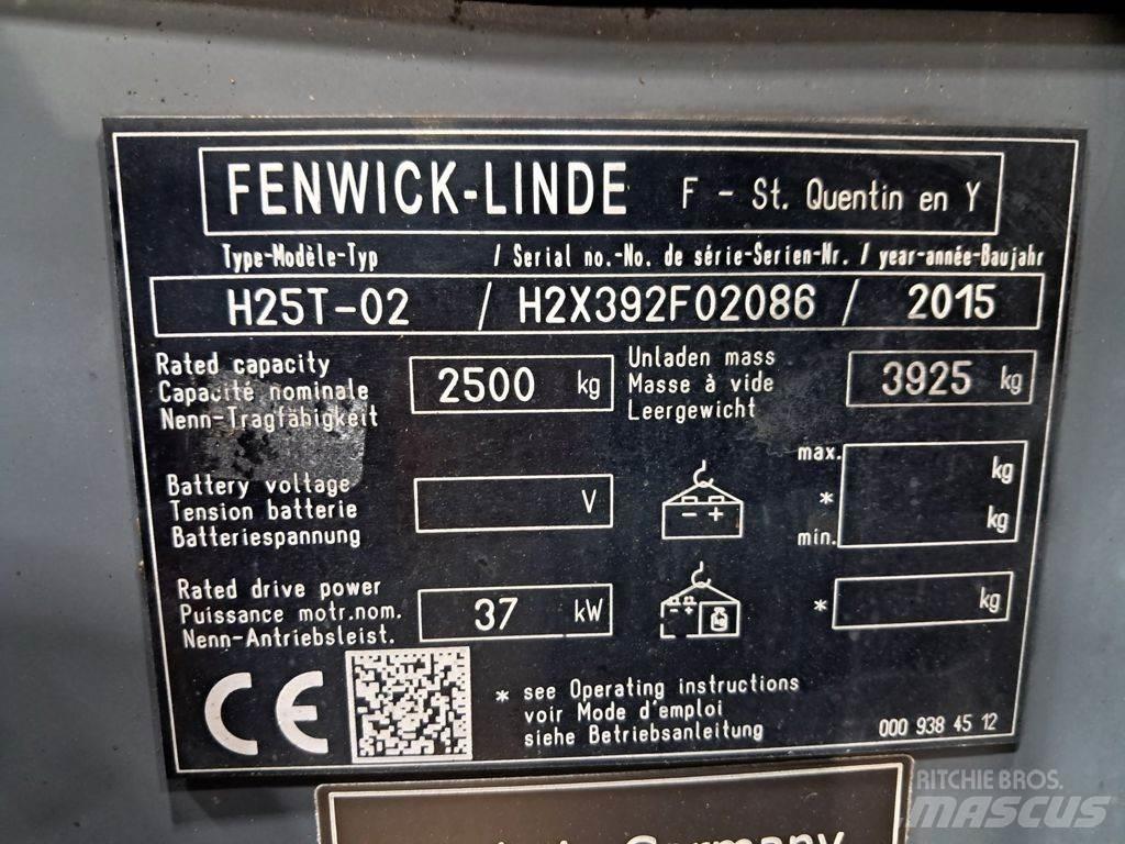Linde H25T-02 Gasolmotviktstruckar