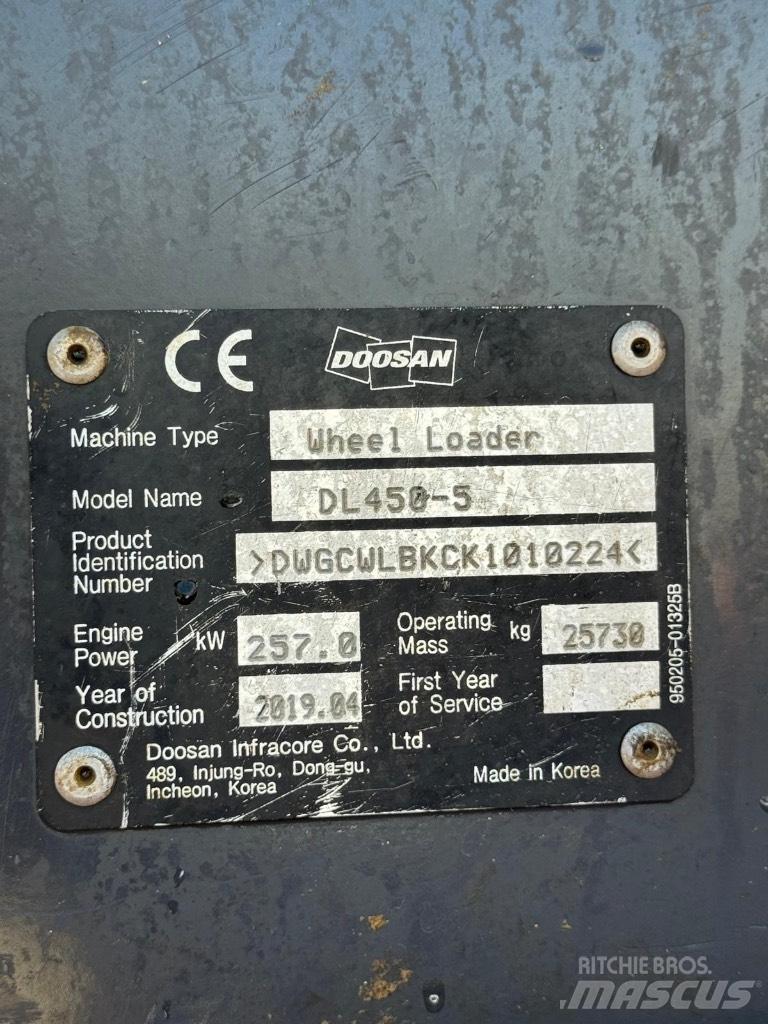Doosan DL 450-5 Hjullastare