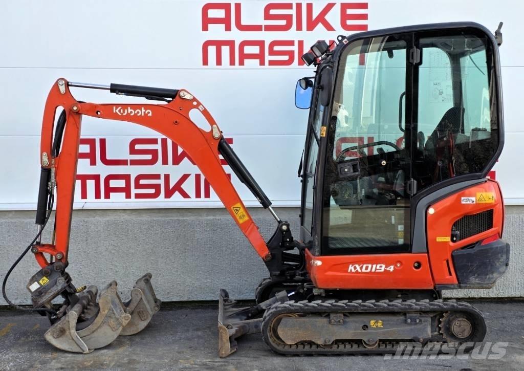 Kubota KX 019-4 Minigrävare < 7t