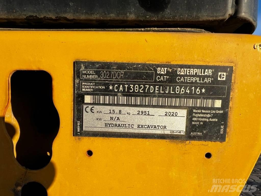 CAT 302.7 DCR Minigrävare < 7t