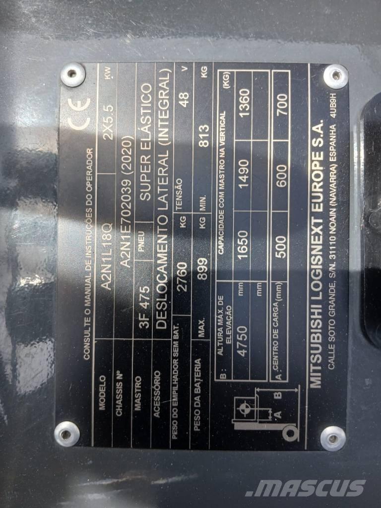 UniCarriers TX 3-18 Elmotviktstruckar