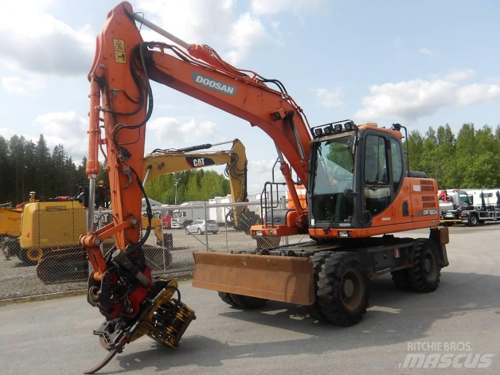 Doosan DX 160 W Hjulgrävare