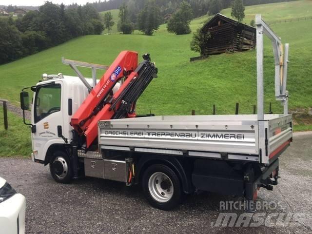 Isuzu N2 mit HMF 910 Kranbilar