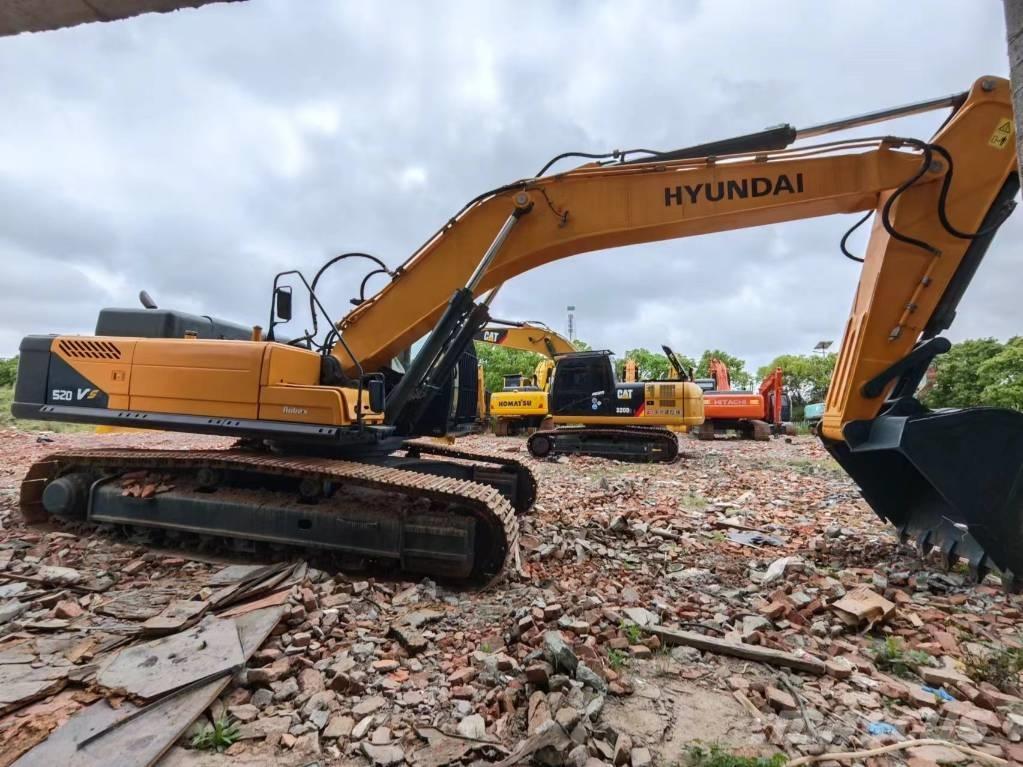 Hyundai Robex 520 VS Bandgrävare