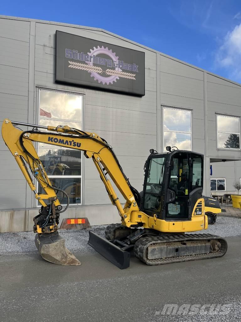 Komatsu PC55 MR-5E0 Minigrävare < 7t