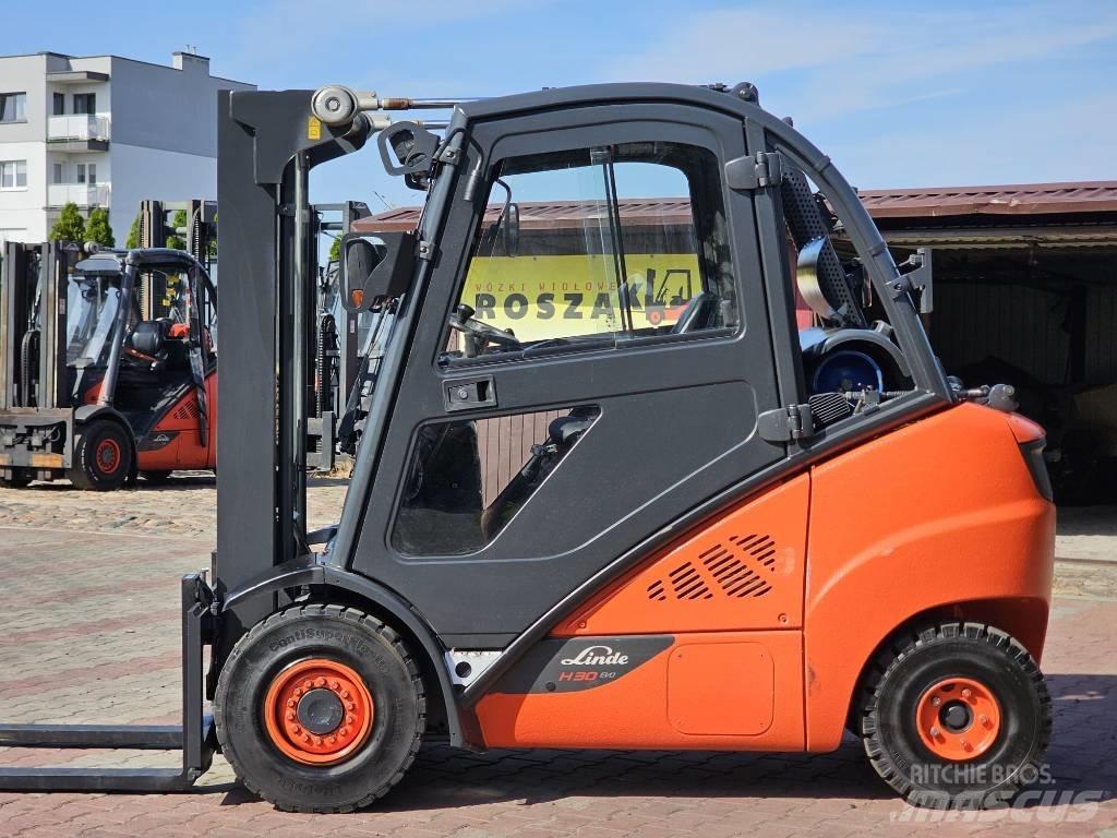 Linde H30T-02 Gasolmotviktstruckar