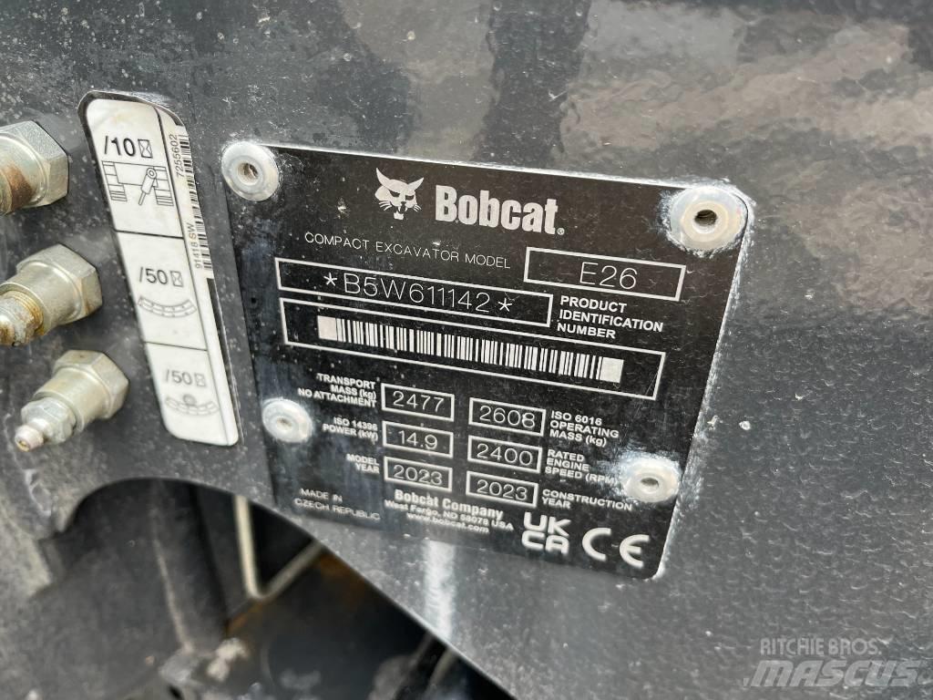 Bobcat E 26 Minigrävare < 7t