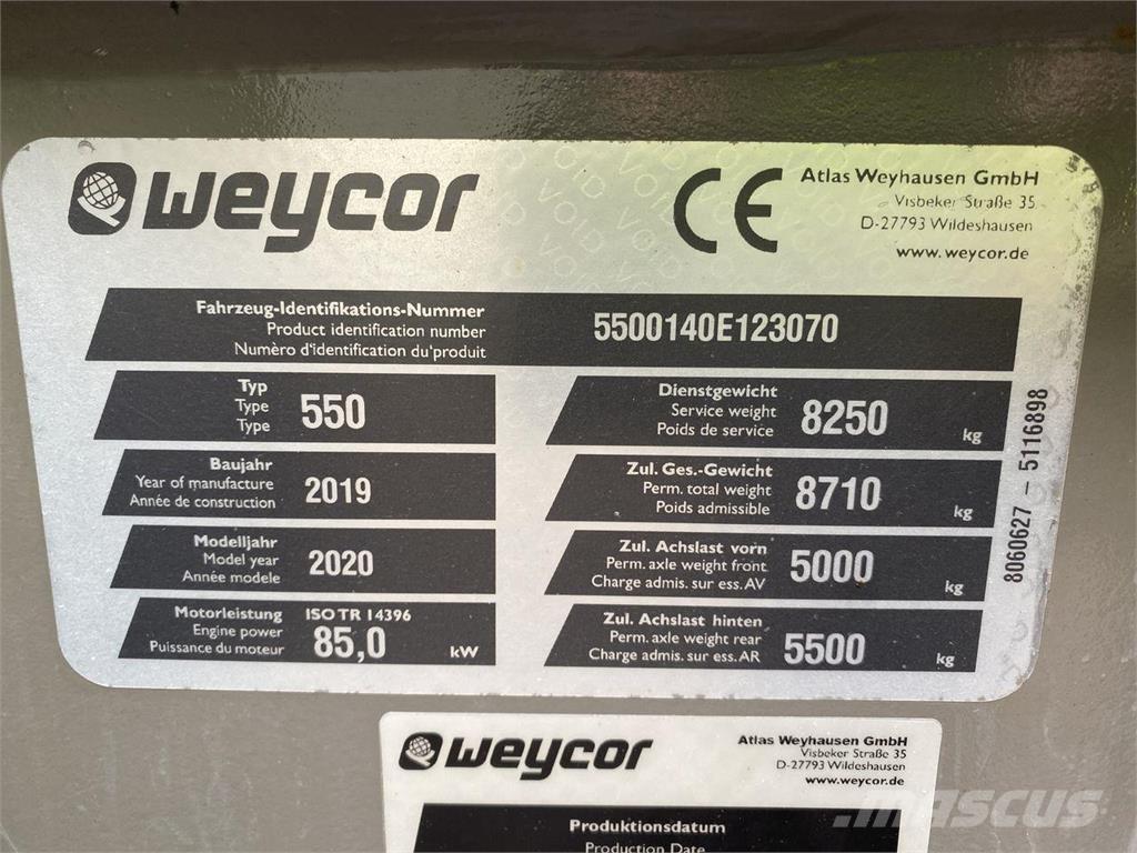 Weycor AR550 HS Kompaktlastare
