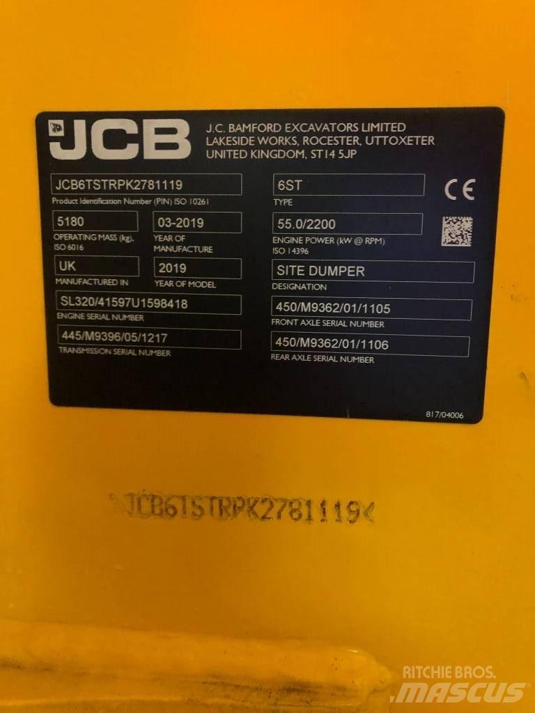 JCB 6 ST Minidumprar