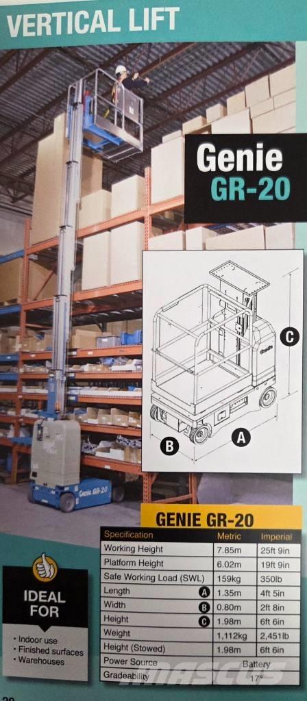 Genie GR 20 Personhissar och andra hissar
