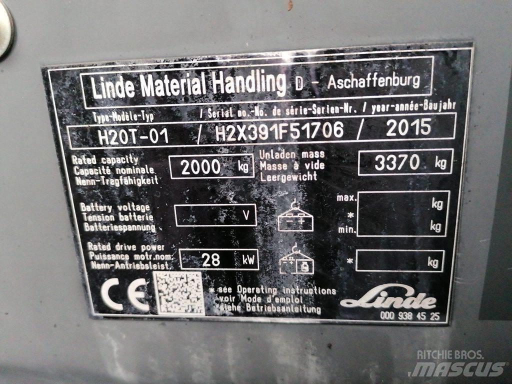 Linde H20T-01 Gasolmotviktstruckar