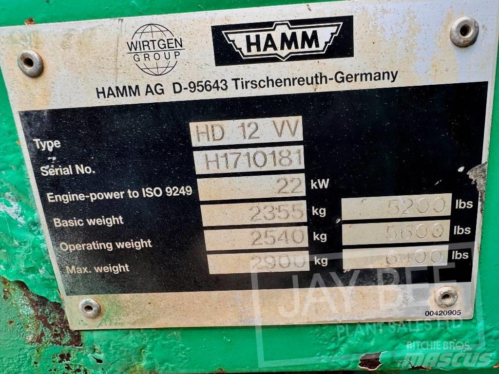 Hamm HD 12 Tvåvalsvältar