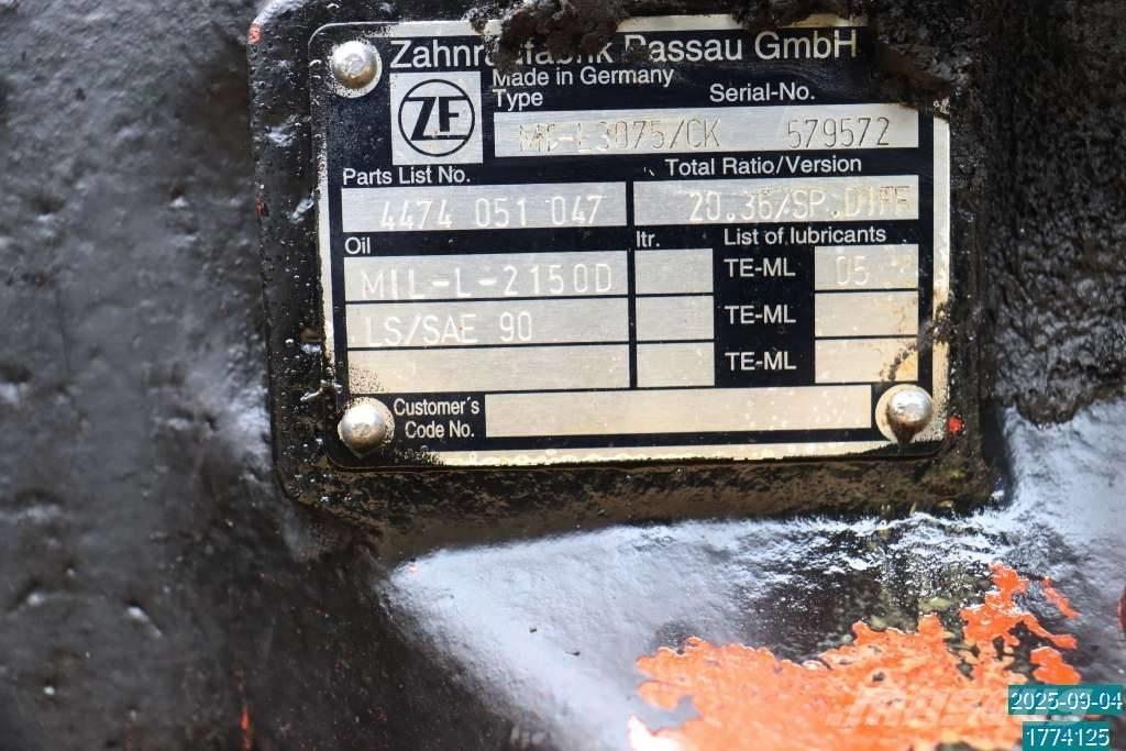 Huddig 1160 D Hjulaxlar
