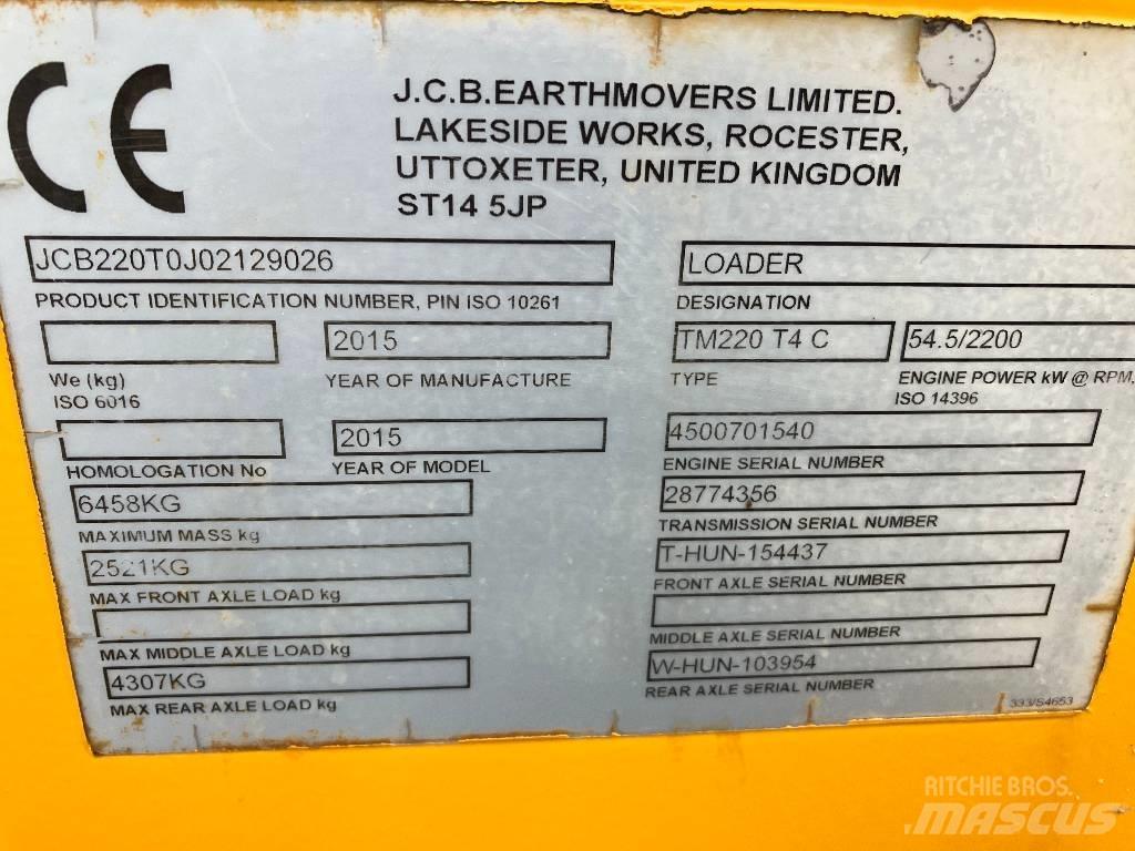JCB TM 220 Teleskoplastare