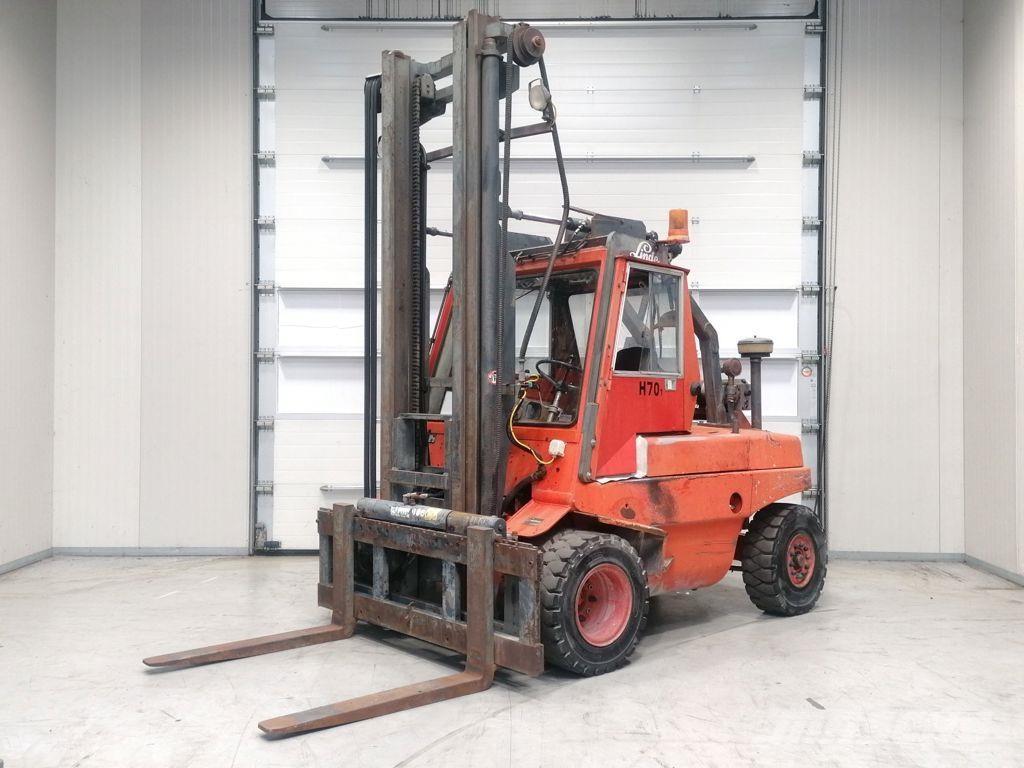 Linde H70DW Dieselmotviktstruckar