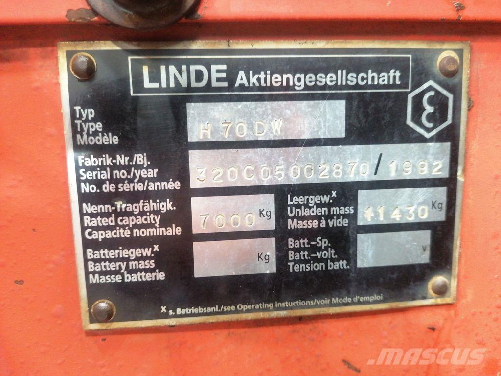 Linde H70DW Dieselmotviktstruckar
