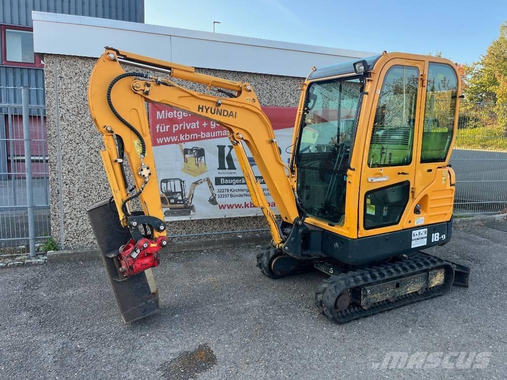 Hyundai R18-9 Minigrävare < 7t