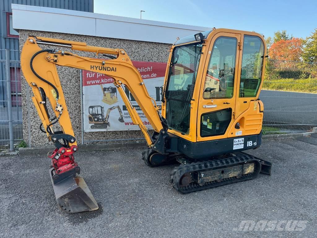 Hyundai R18-9 Minigrävare < 7t