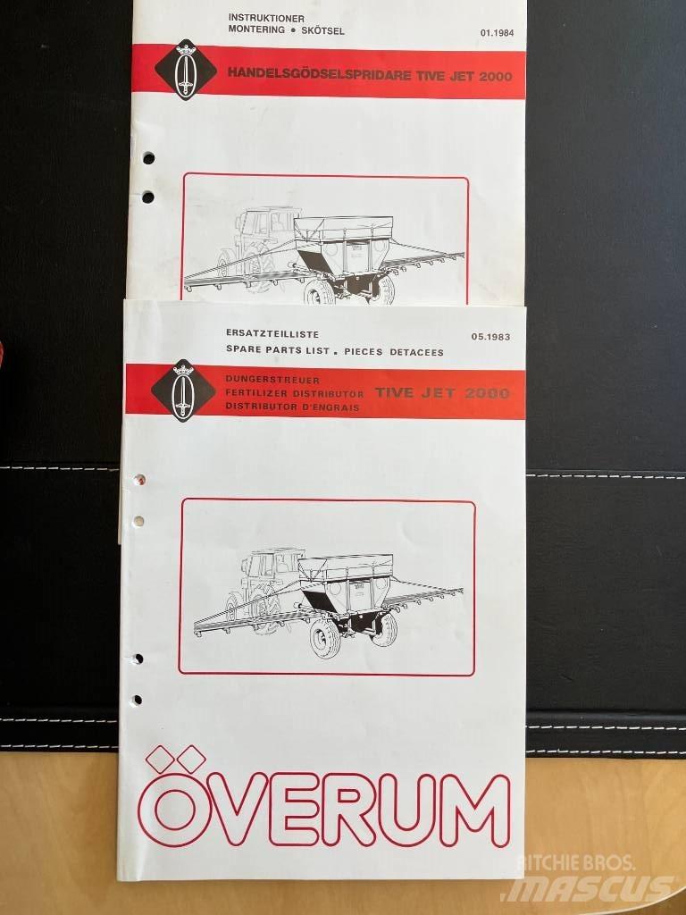 Överum Tive Jet 2000 Mineralgödselspridare