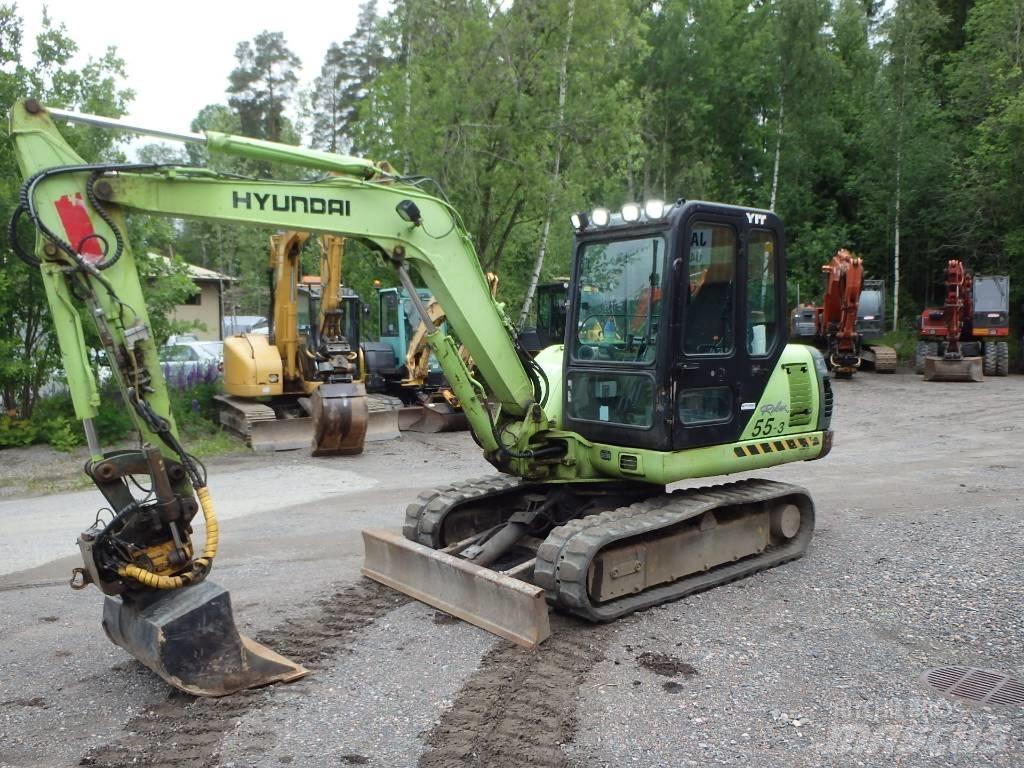 Hyundai Robex 55-3 Minigrävare < 7t