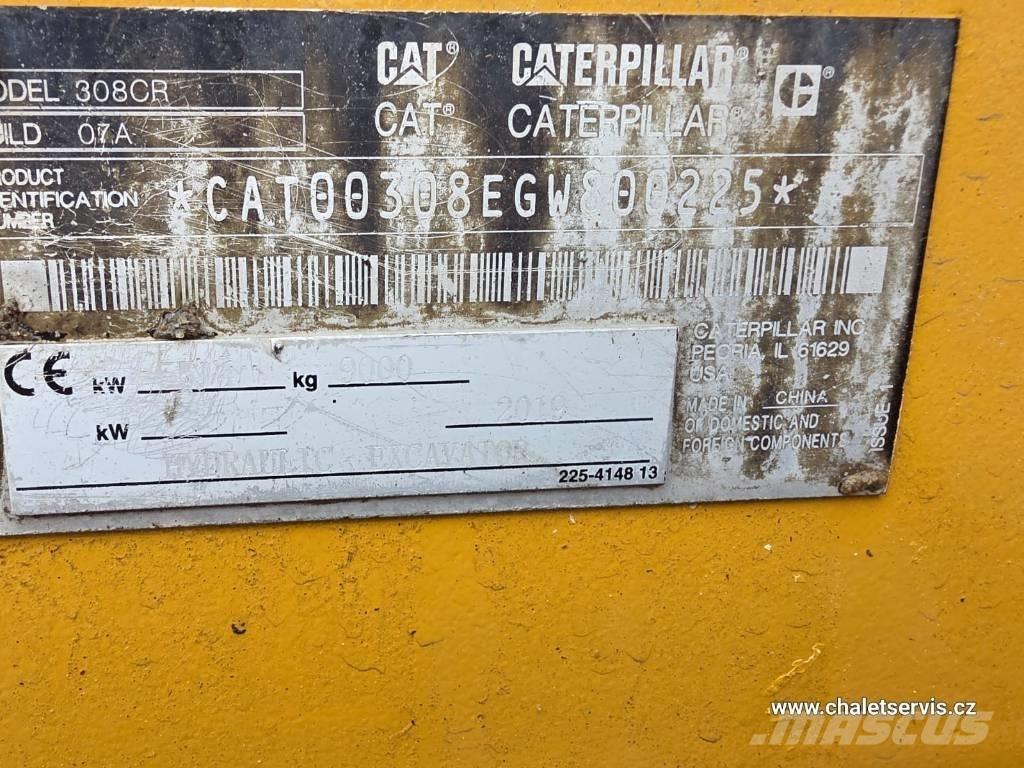CAT 308 CR Midigrävmaskiner 7t - 12t