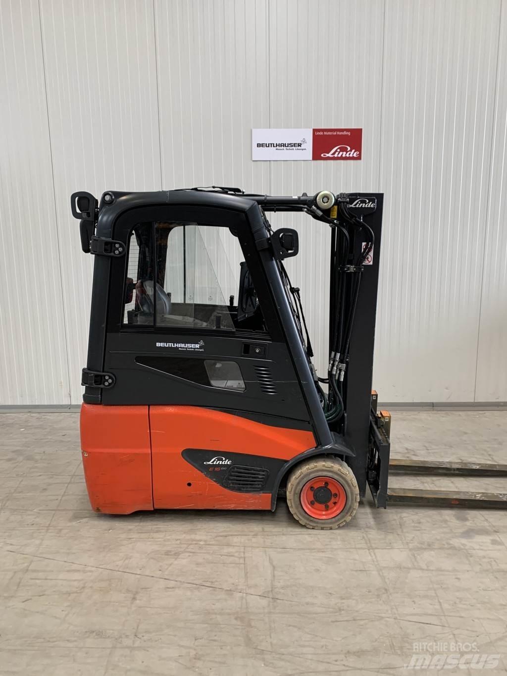 Linde E16C Elmotviktstruckar