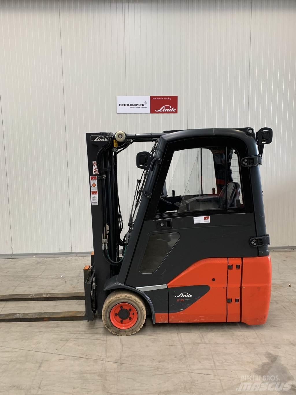 Linde E16C Elmotviktstruckar