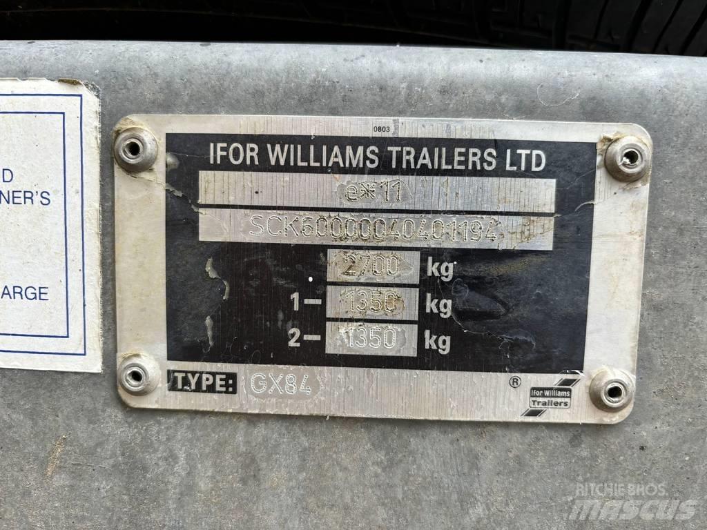 Ifor Williams GX84 Maskintransporter