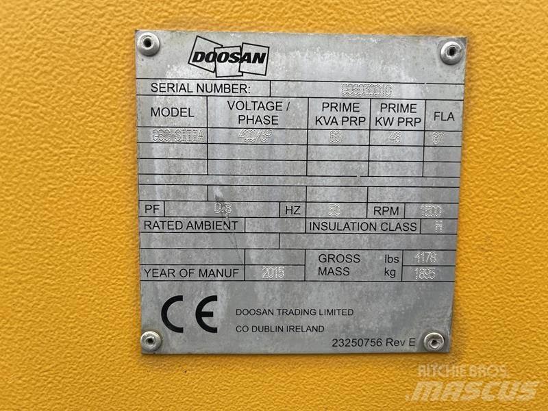 Doosan G 60 Dieselgeneratorer