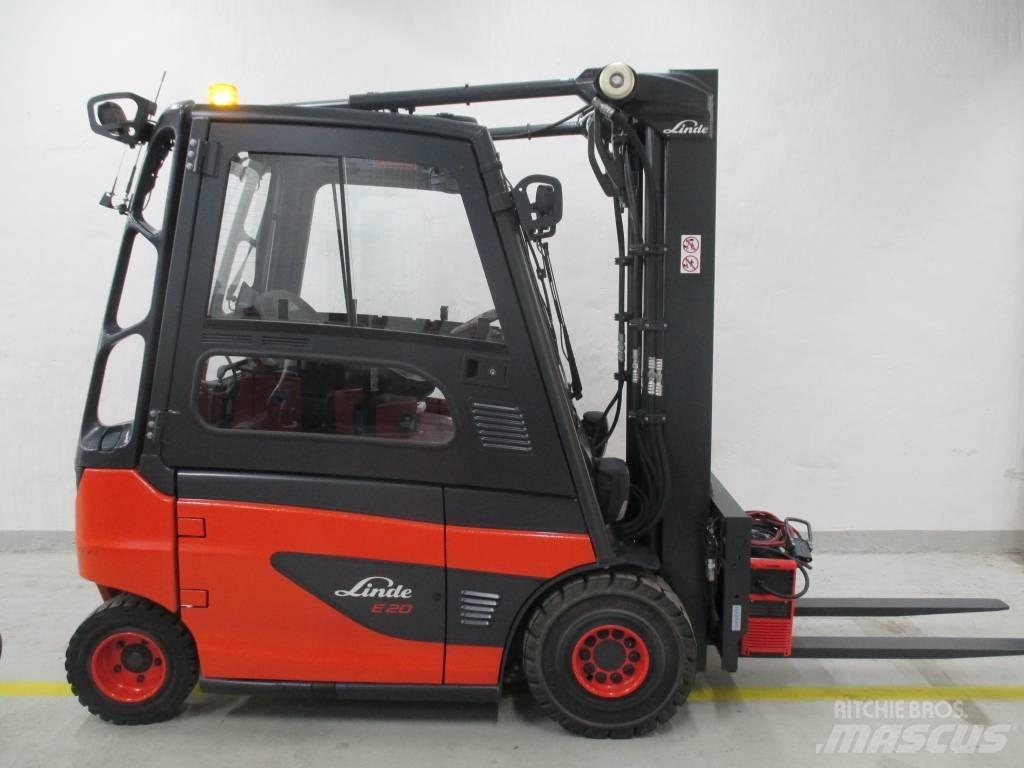 Linde E 20 Elmotviktstruckar