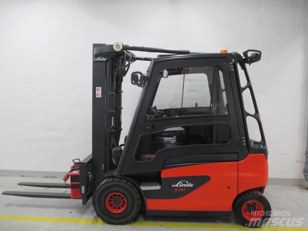 Linde E 20 Elmotviktstruckar