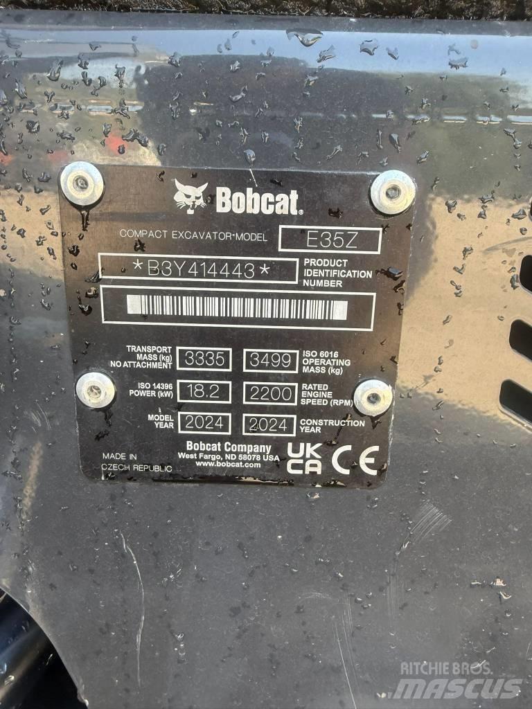 Bobcat E 35, 549h Minigrävare < 7t