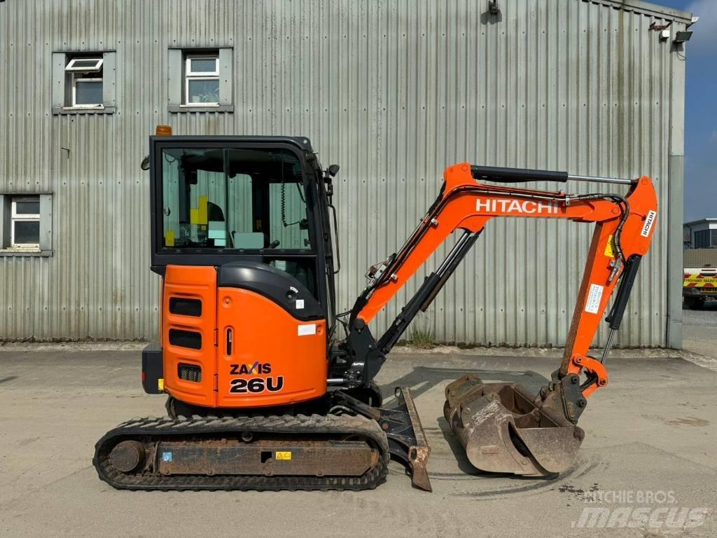 Hitachi ZX 26 U-5 Minigrävare < 7t