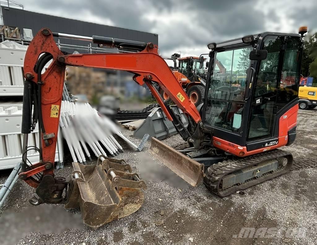 Kubota KX 027 Minigrävare < 7t