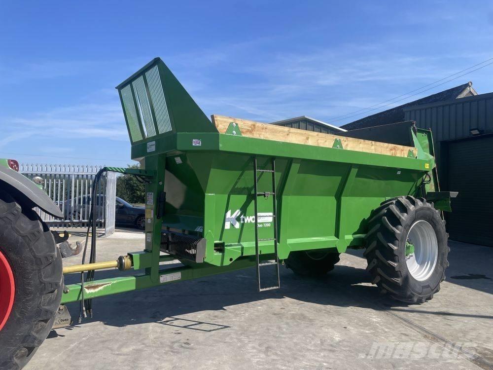 Ktwo Duo 1200 Fast- och kletgödselspridare