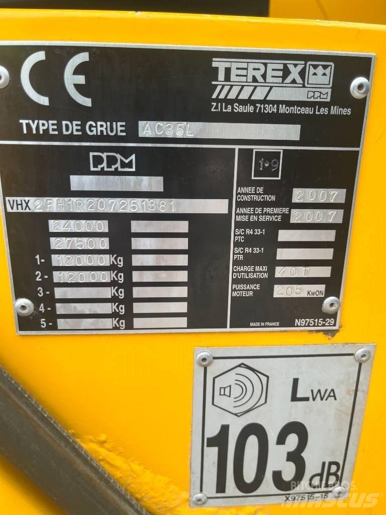 Terex Demag AC 35-L Terrängkranar (Grov terräng)