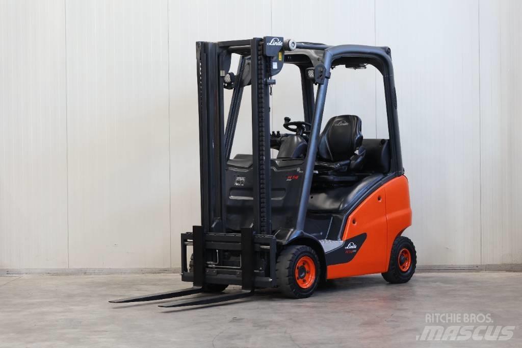 Linde H14T-01 Gasolmotviktstruckar